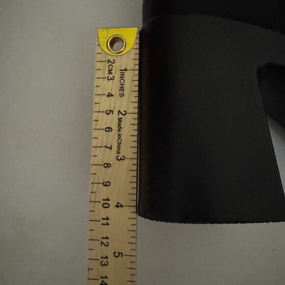 Stylish JUSTFAB black women Letty Block Heeled Lace-Up Bootie size 8 - Picture 4 of 7